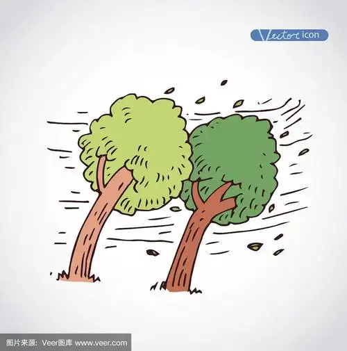 风,龙卷风,矢量图标,天气图标.矢量插图.