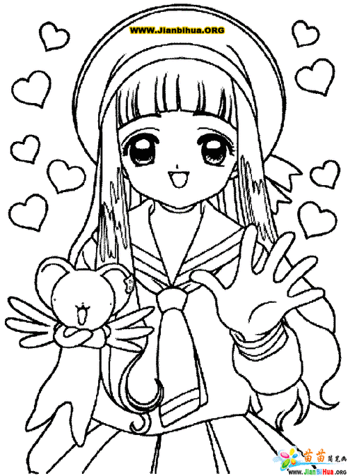 简笔画图片可爱卡通人物