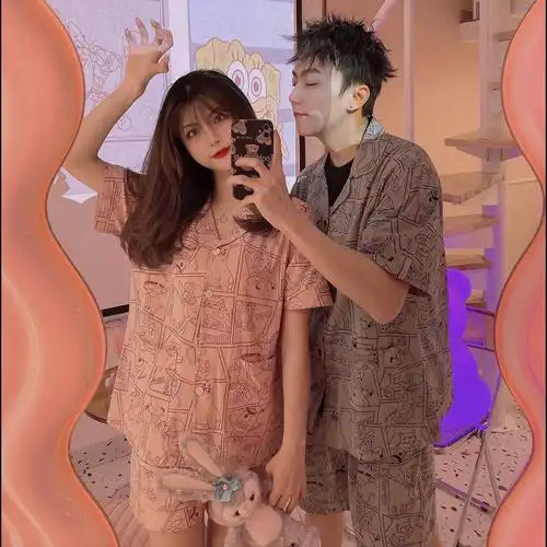 tnt时代少年团刘耀文同款睡衣2021年新款春款睡衣