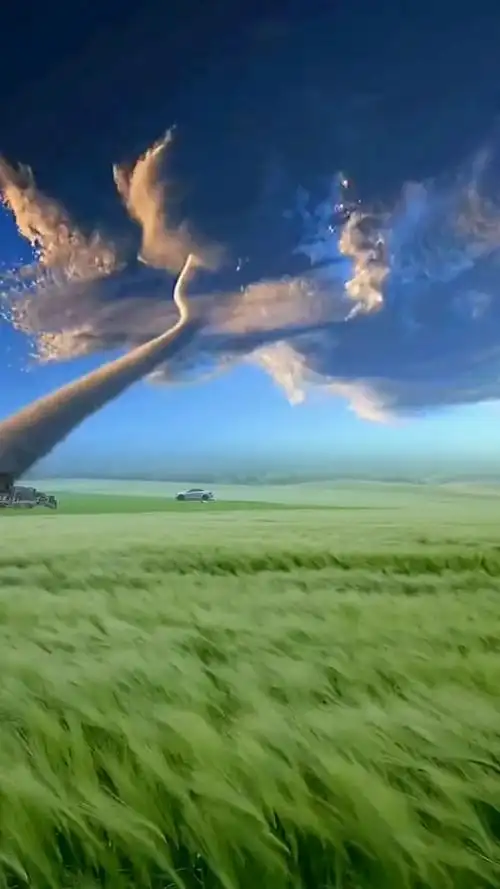 80年不遇的龙卷风,今天终于看到了!-度小视