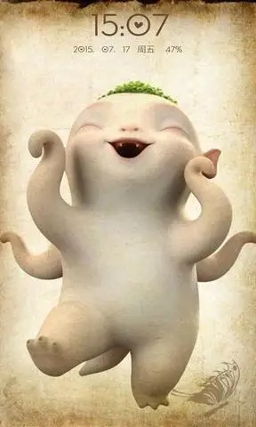 捉妖记之胡巴主题锁屏