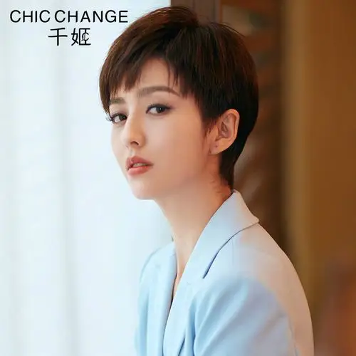 短发假发帅气女中性