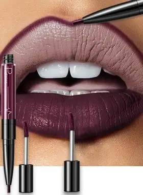 16 color double-ended lipstick lips makeup easy to wear