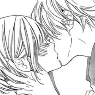 素描黑白漫画情侣头像大全2016 一吻就是地老天荒