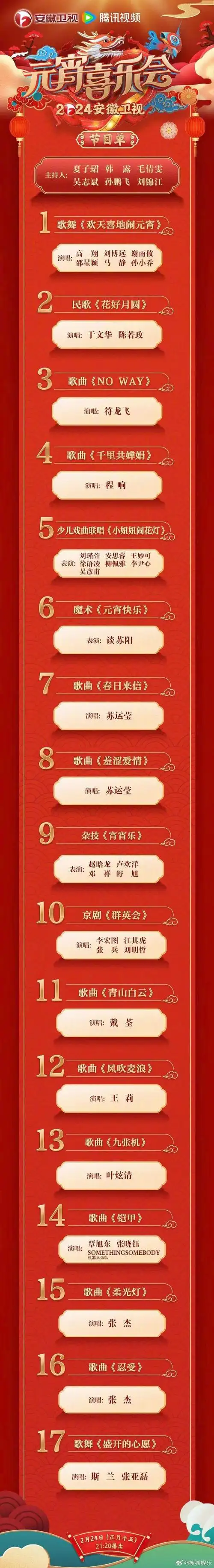 元宵晚会节目单#今晚各卫视元宵晚会节目单都已公布,来看看你最期待