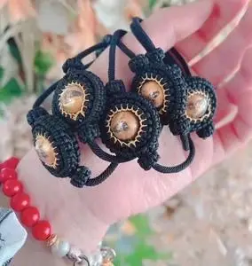 泰国佛牌 阿赞 nut 依霸手绳 手环 富有 招才球 快乐婆 富才