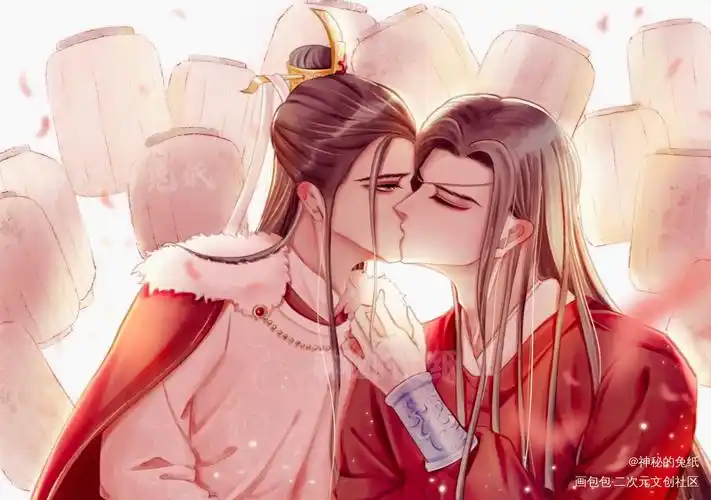 花怜亲亲·一张发到哪都翻车的图_我要上首页板绘同人绘画天官赐福花