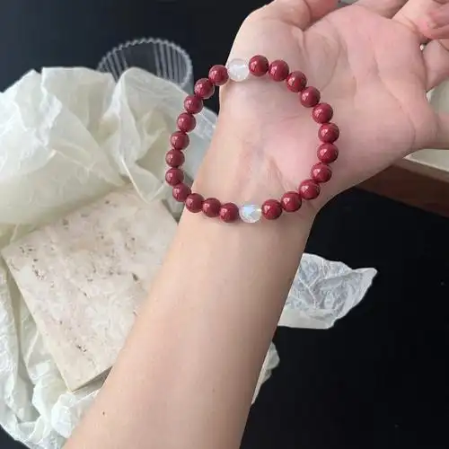 白月光朱砂痣手串