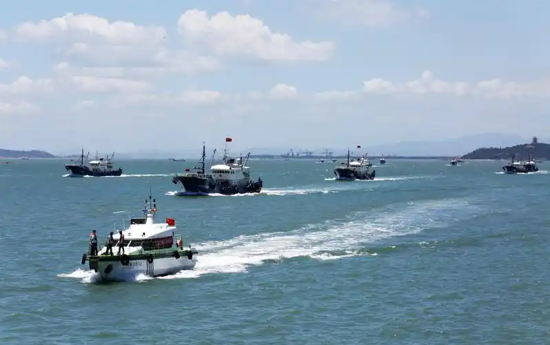 开渔啦北岸106艘渔船扬帆出海