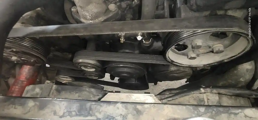 江淮瑞铃皮卡发动机皮带绕法图