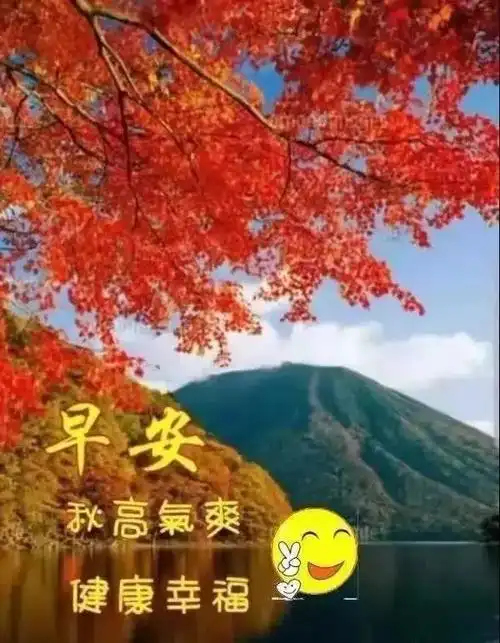 上午好问候语动图,新出的秋天上午好问候祝福语大全
