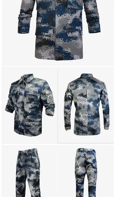 城市迷彩服男作训套装夏冬正规配特训耐磨爬山女制服工作装