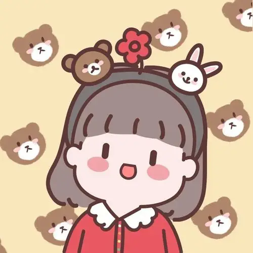 一组可爱的女生手绘头像 请查收