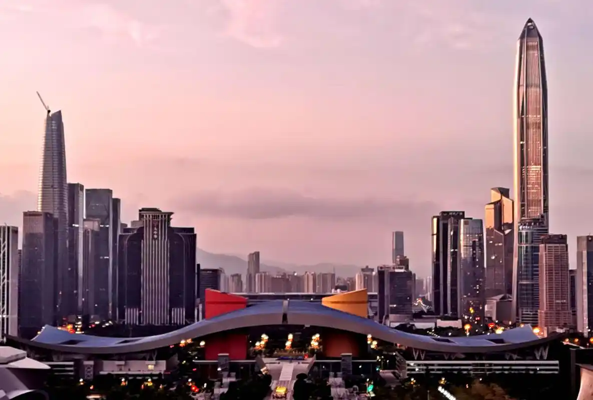 2021年深圳城建风光随拍系列1深圳福田中心区大城之美