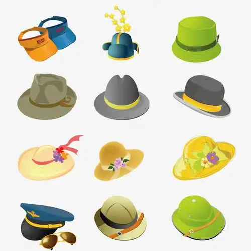 手绘/卡通 卡通元素 > 帽子矢量 收藏 [声明] 觅元素所有素材为用户