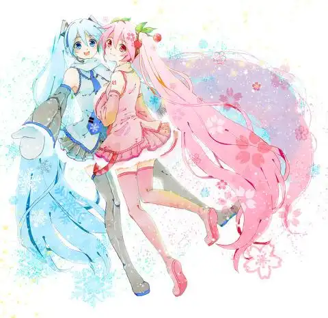 雪初音与樱初音