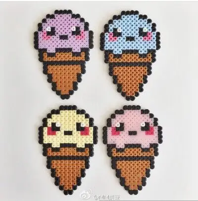 我爱拼豆# 真是一个喜欢做甜品的妹纸啊!