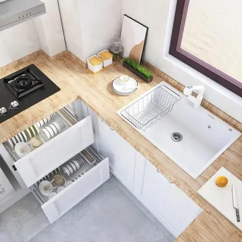 小户型厨房这样装麻雀虽小五脏俱全