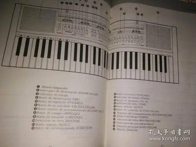 卡西欧电子琴使用说明书【中英文版】【两侧合售】