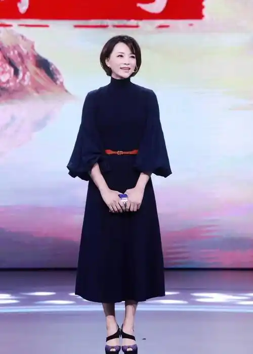 著名主持人董卿温婉大气,美丽灵动,离不开老公宠她爱她_服装_时候
