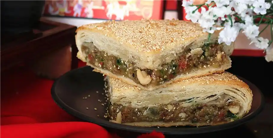 福建特产福州手工大礼饼肉饼传统大月饼网红 福清喜饼礼饼2斤 八宝