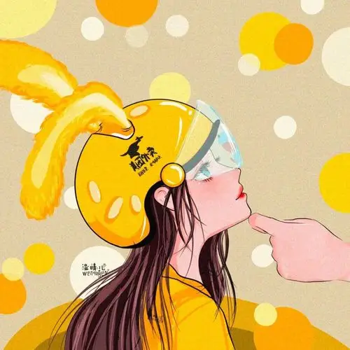 外卖情侣头像44 小红书:温晴儿手绘