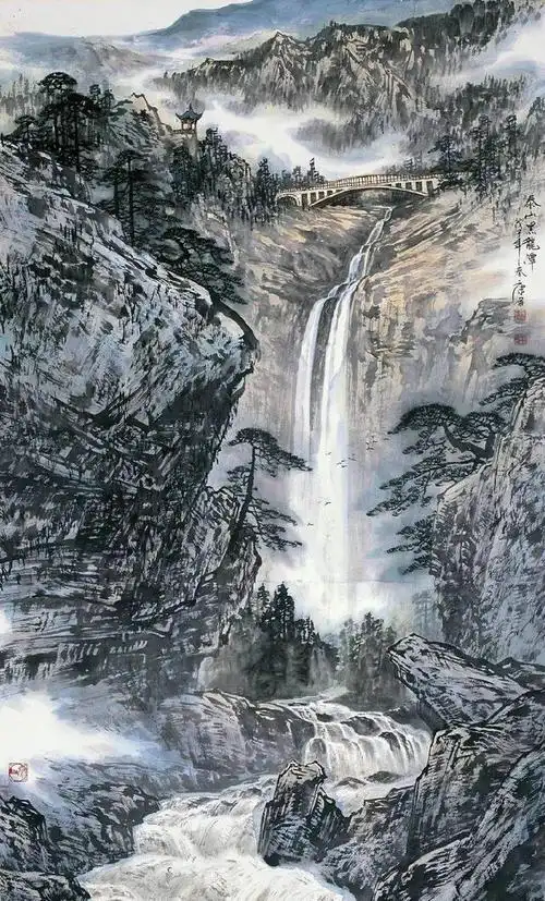 当代山水画名家康庄书画作品欣赏|画家|绘画|国画|艺术_网易订阅