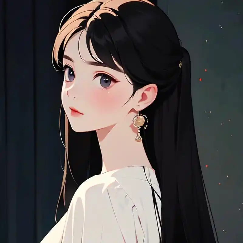 侧面唯美气质女生头像✨绝美侧颜