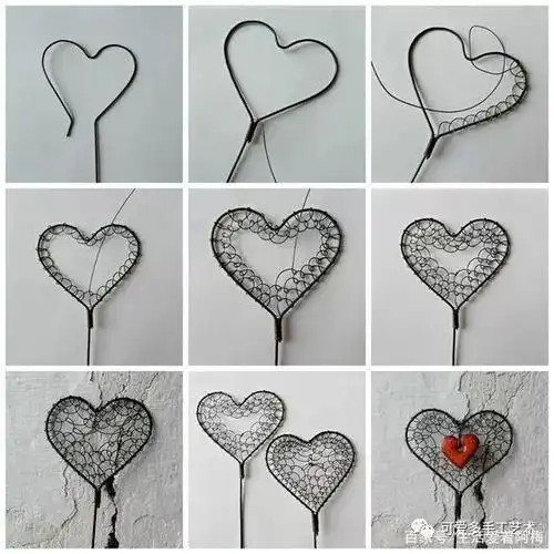 变废为宝用铁丝做手工,没想到成品出来这么多人喜欢,附教程