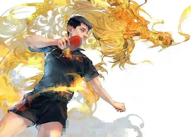 网友手绘张继科 霸气"藏獒"获粉丝表白