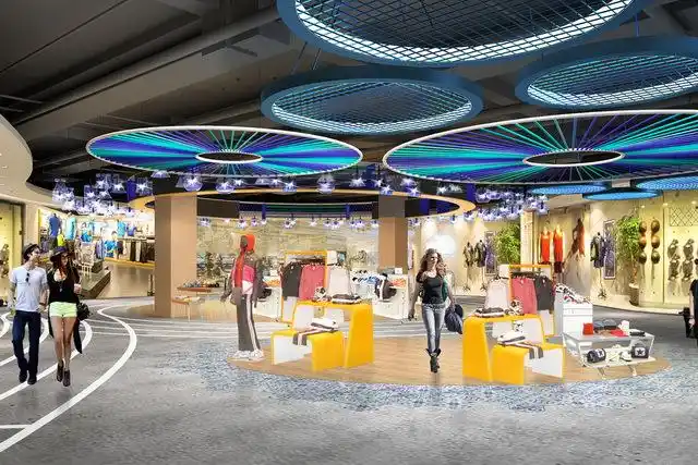 创意商业空间设计让商场变身为四季的花园