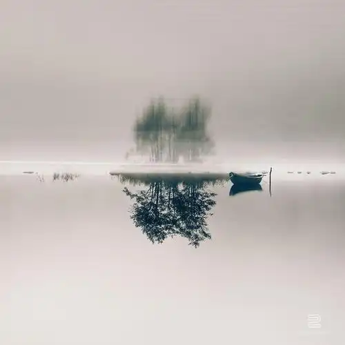 温柔宁静湖面 放松心灵的淡雅之美