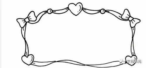 手绘边框简笔画手绘边框简笔画古风
