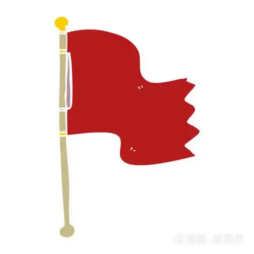 动画片涂鸦红旗插画-正版商用图片08un48-摄图新视界