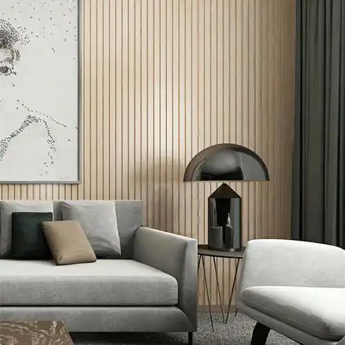 网红实木格栅条装饰板电视背景墙凹凸形生态木长城板木饰板护墙板