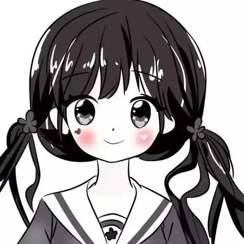 插画动漫二次元头像萌系女生头像