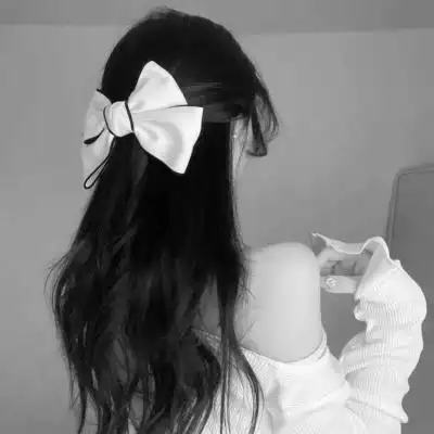 女生冷酷霸气黑白头像图片