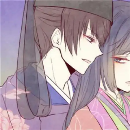 古风卡通情侣头像一左一右