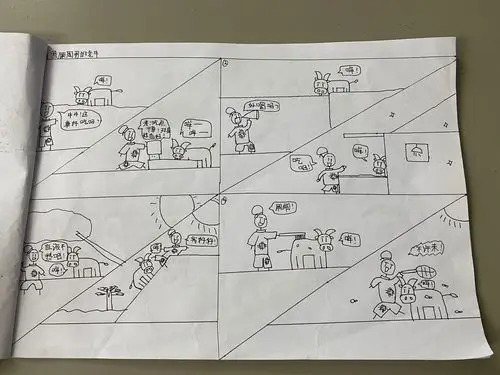 五年级三班"连环画"比赛