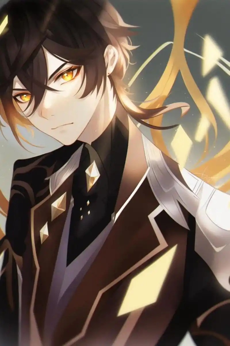 原神丨钟离 高清壁纸 此世群魔诸神并起,我虽无意逐鹿,却知苍生苦楚