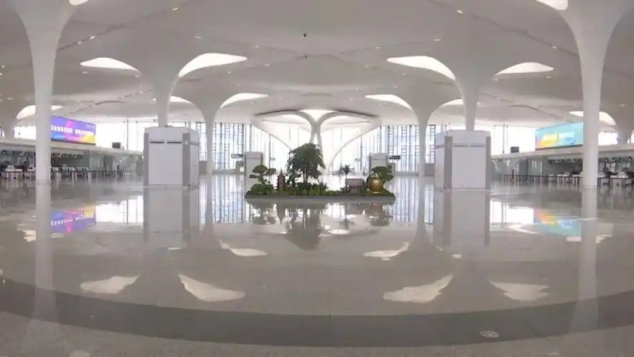 萧山机场t4航站楼开通在即,安保清场工作已完成