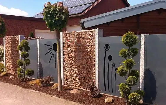 庭院围墙合集:2019年流行这样的庭院围墙,有雕花的庭院围墙