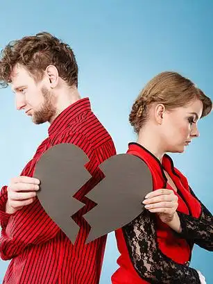 0分手并离开关系.恋爱中的人之间的负面情绪.