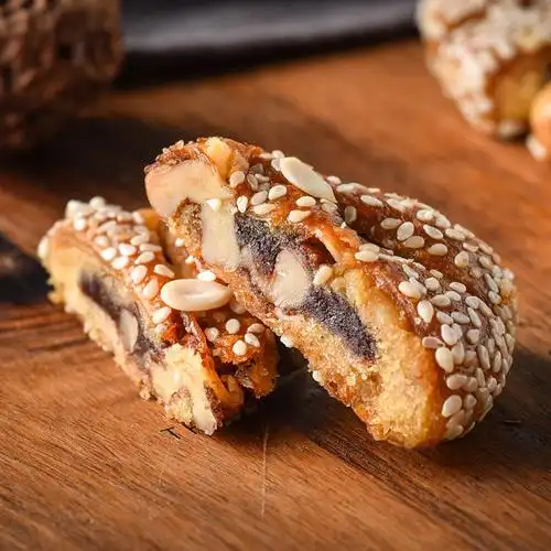 马蹄酥江阴特产核桃豆沙饼酥饼传统老式月饼早餐糕点烧饼零食6片700g3