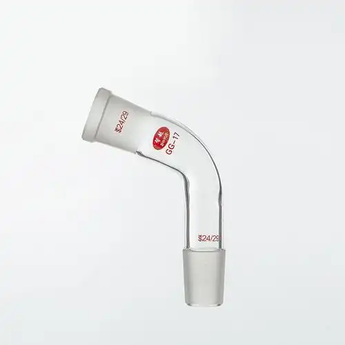 蒸馏头75度克氏分馏头卜字形蒸馏头牛角弯管蒸馏弯头弯接管