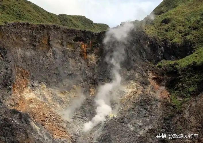 台湾——大屯火山群,龟山岛火山