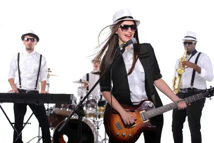 年轻的乐队演出