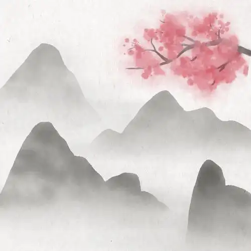 中国风水墨风景画