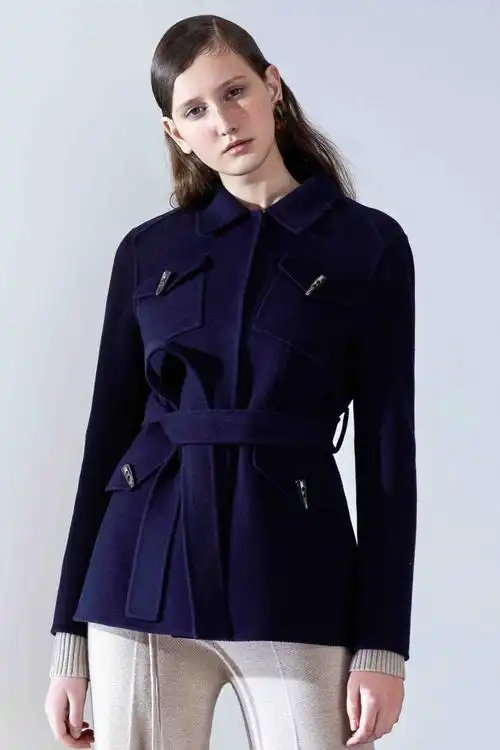 womenwear 19秋冬新品】kanoe/kanoe 牛角装饰猎装外套 两色 女士西服