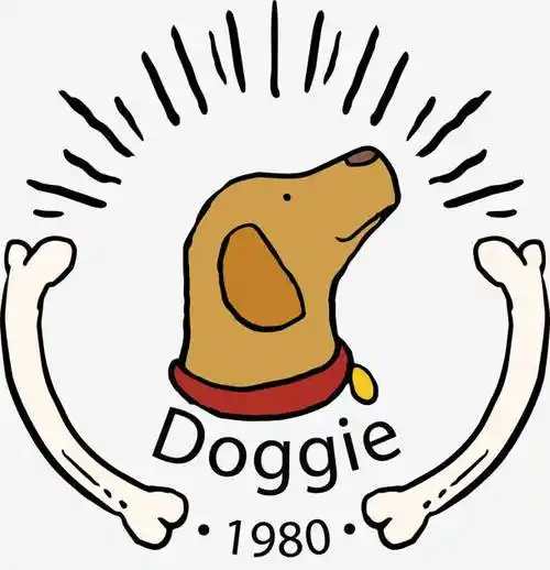 狗狗头像矢量图